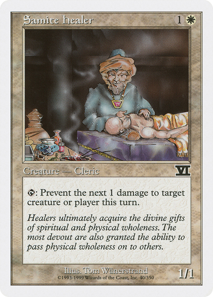 Samite Healer [Classic Sixth Edition]
