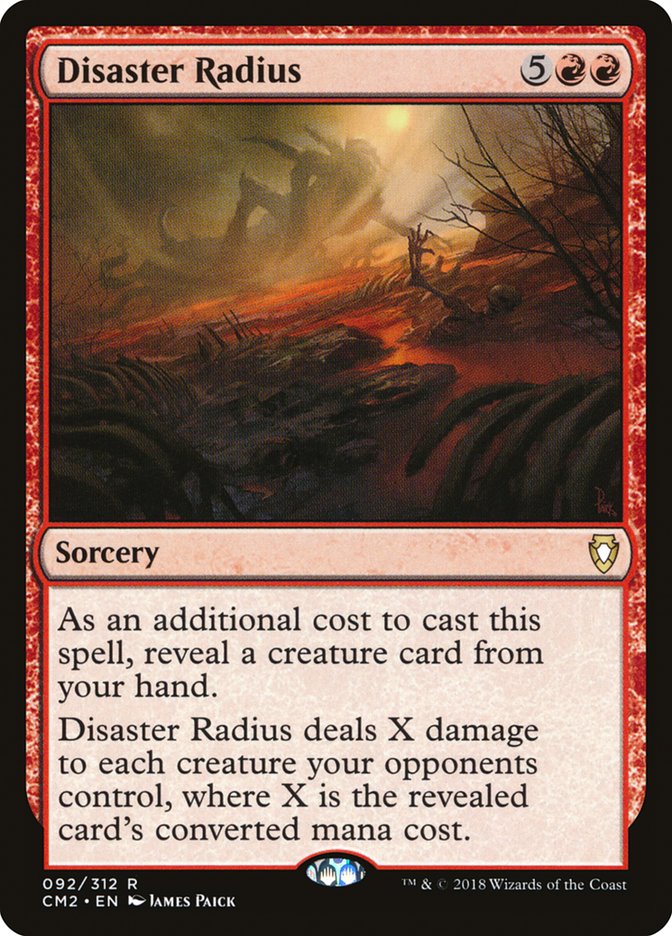 Disaster Radius 92/312 (Commander Anthology Volume II) 