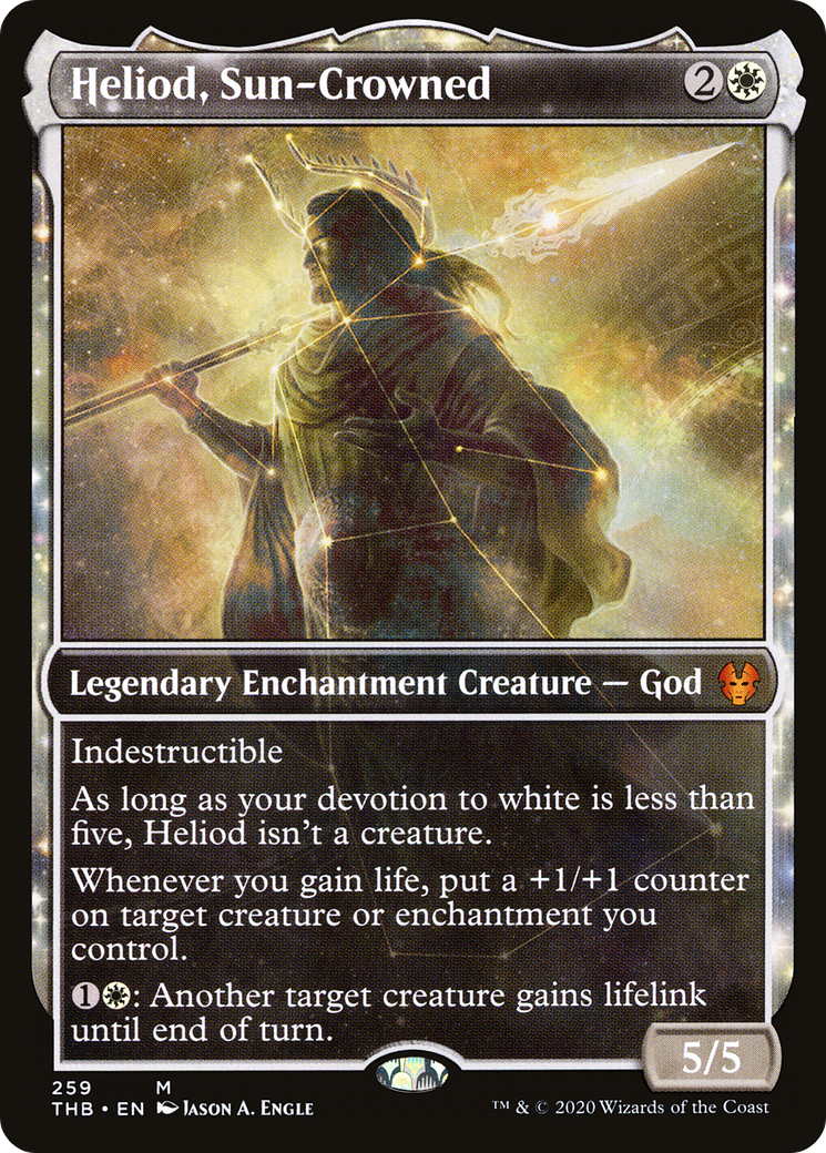 Heliod, Sun-Crowned (Showcase) [Theros Beyond Death] Foil