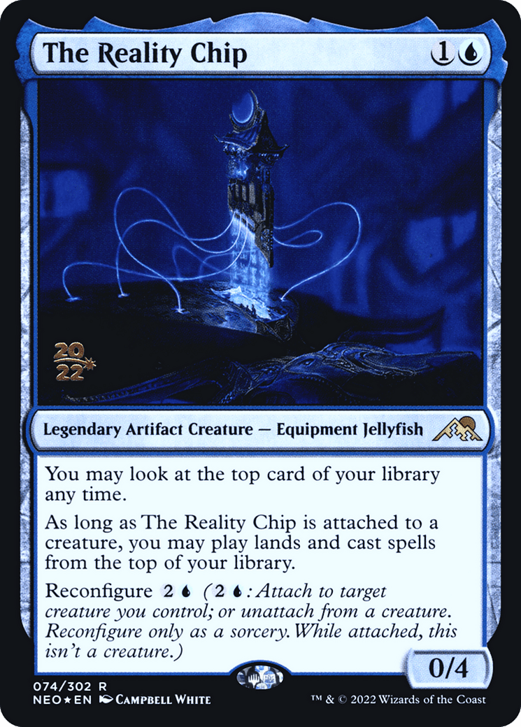 The Reality Chip [Kamigawa: Neon Dynasty Prerelease Promos]
