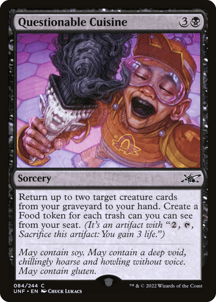 Questionable Cuisine [Unfinity] Foil