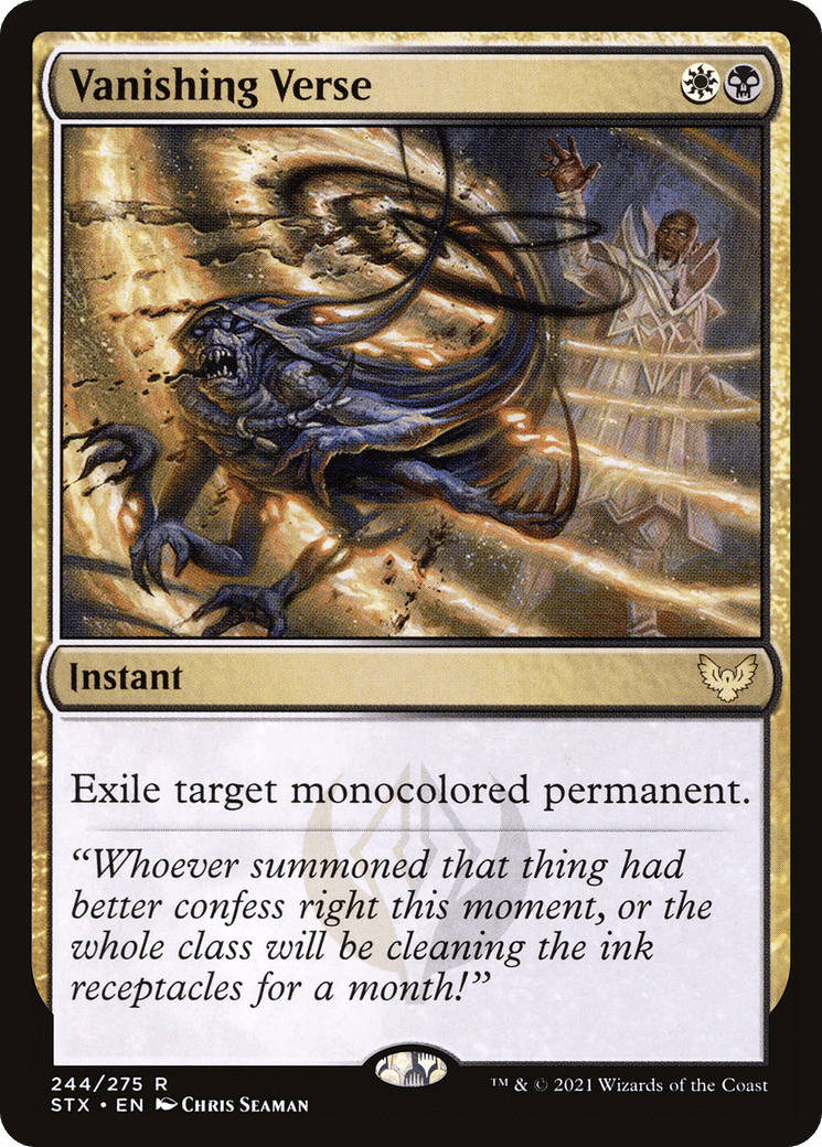 Vanishing Verse [Strixhaven: School of Mages] Foil