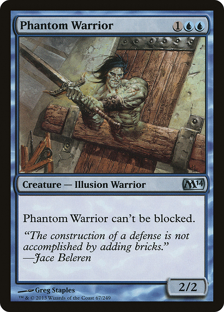 Phantom Warrior [Magic 2014] Foil