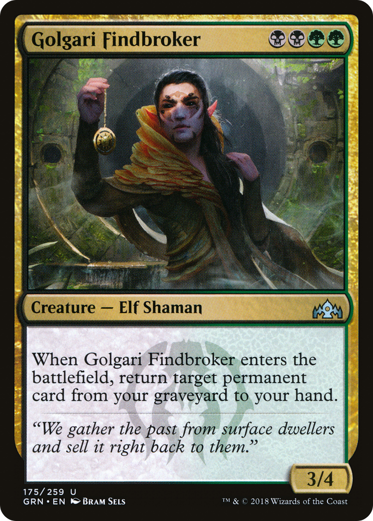 Golgari Findbroker [Guilds of Ravnica] Foil