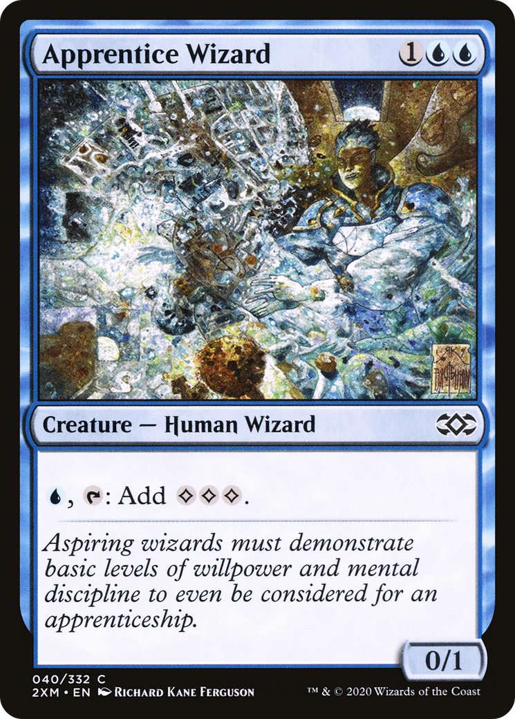 Apprentice Wizard [Double Masters] Foil