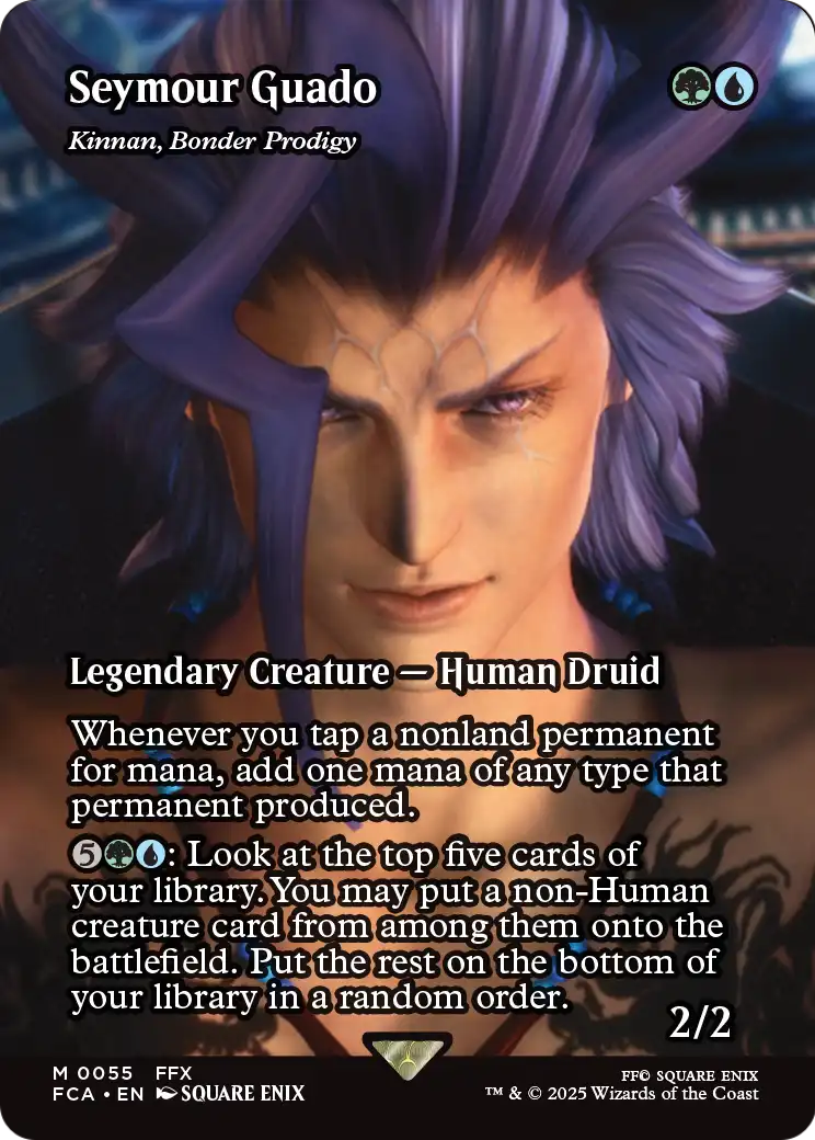 Kinnan, Bonder Prodigy (055) [FINAL FANTASY: Through the Ages]  / Seymour Guado (Borderless)