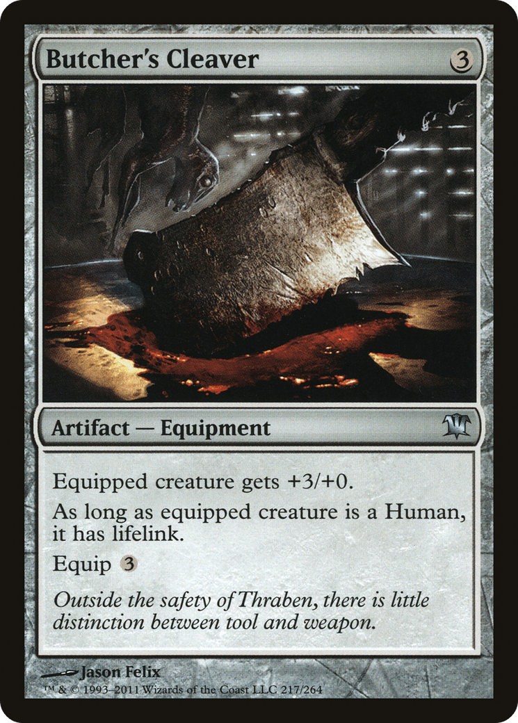 Butcher's Cleaver [Innistrad] Foil
