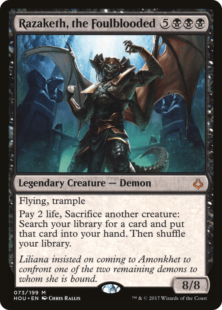 Razaketh, the Foulblooded [Hour of Devastation] Foil