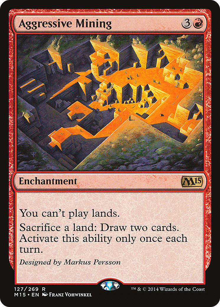 Aggressive Mining [Magic 2015] Foil
