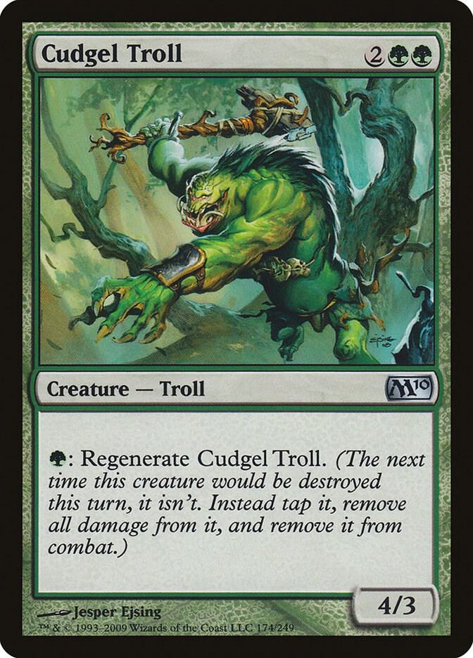 Cudgel Troll 174/249 (Magic 2010 (M10))  - Foil