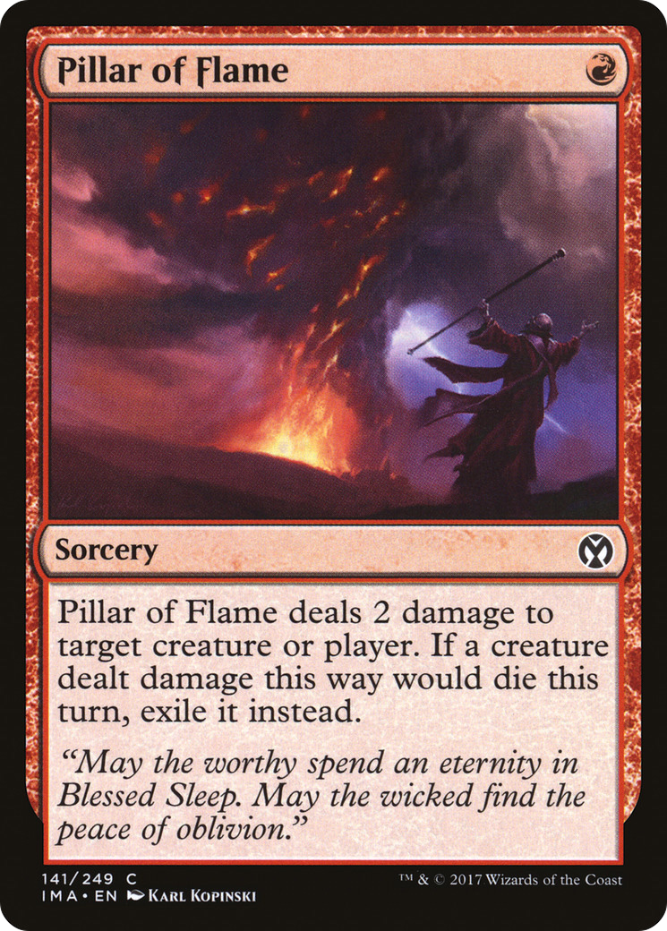 Pillar of Flame [Iconic Masters] Foil