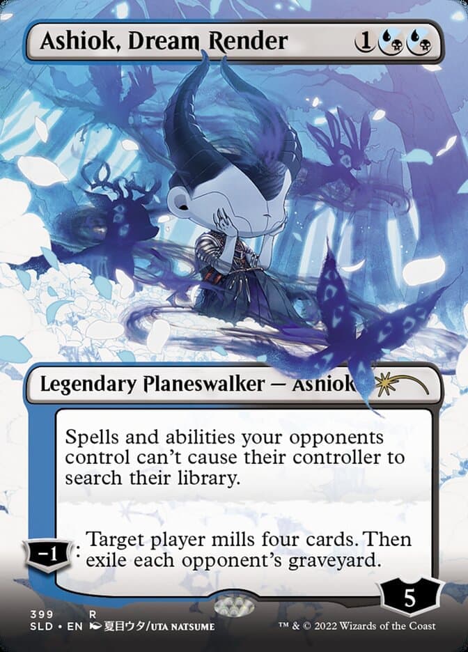 Ashiok, Dream Render (Borderless) [Secret Lair Drop Series] Foil