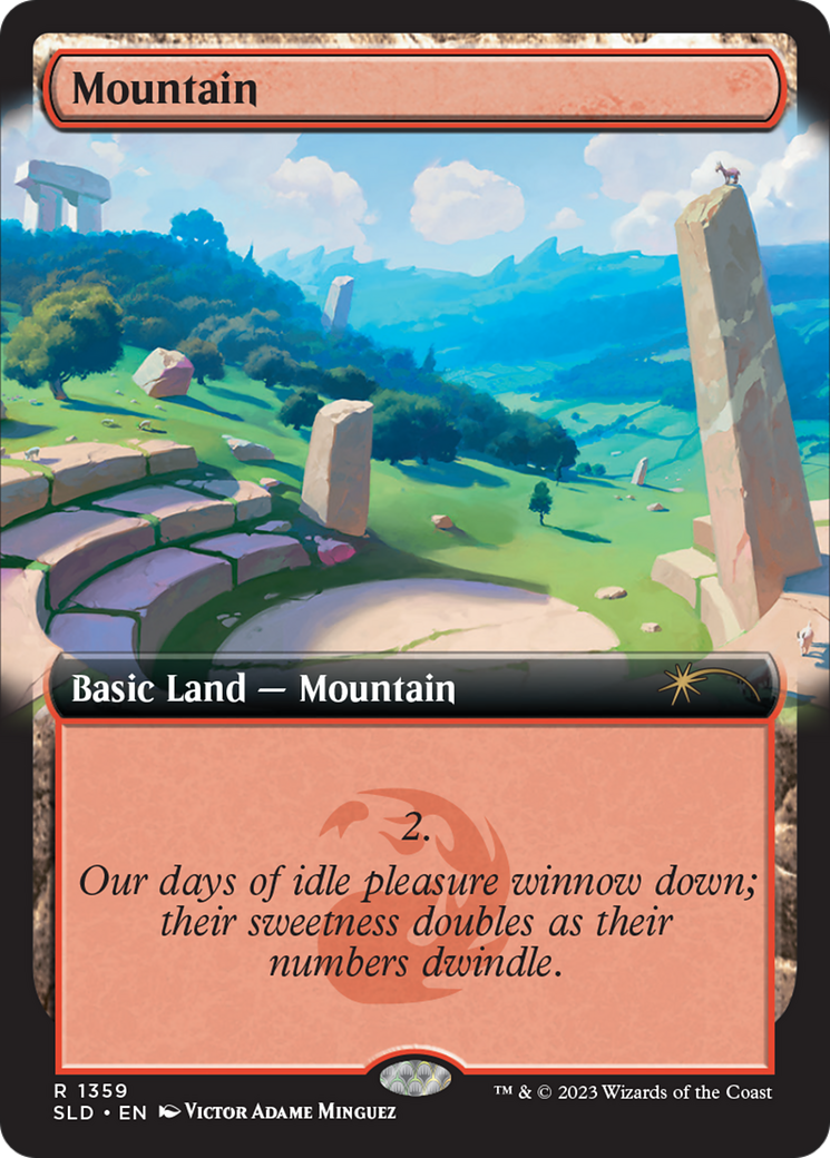 Mountain (1359) [Secret Lair Drop Series] Foil