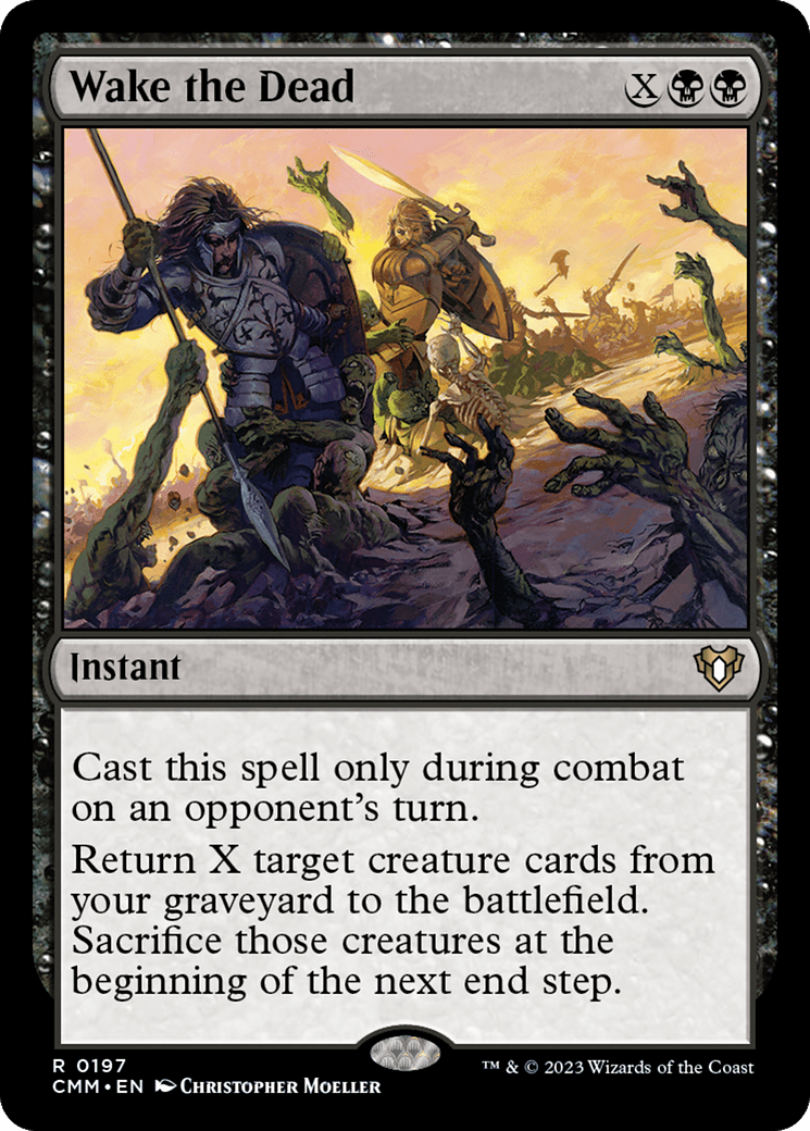 Wake the Dead [Commander Masters] Foil