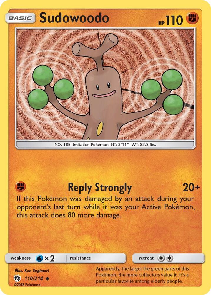 Sudowoodo 110/214 (SM - Lost Thunder) 