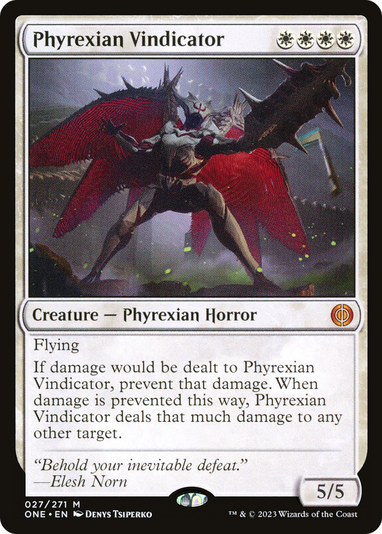 Phyrexian Vindicator [Phyrexia: All Will Be One] Foil