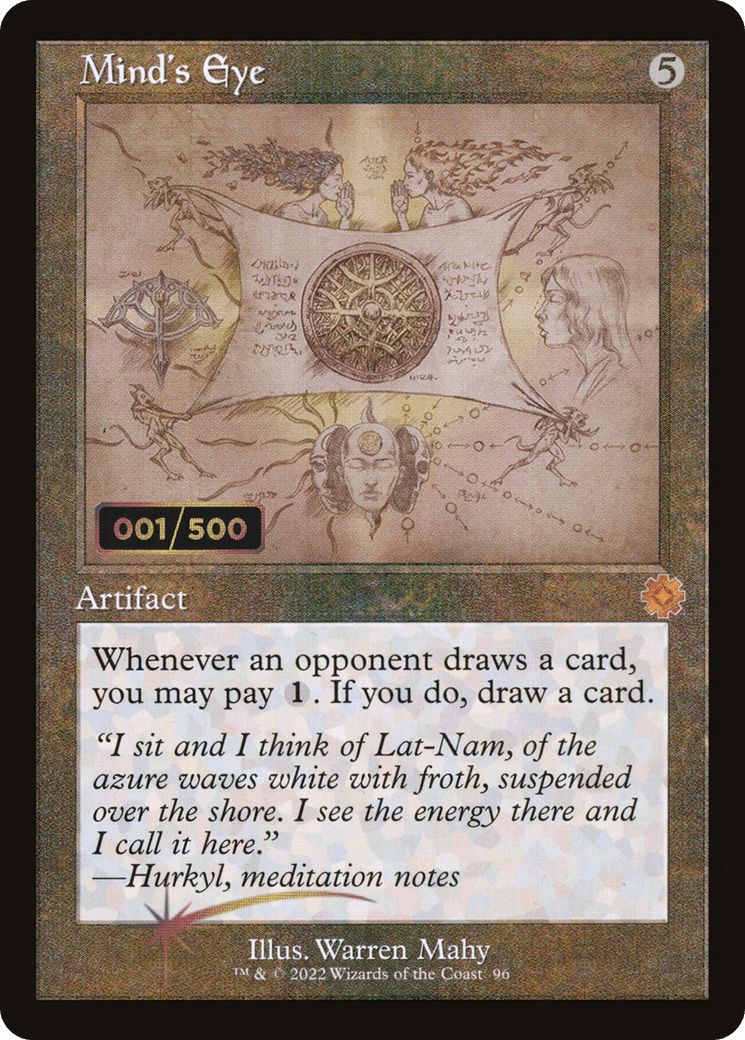 Mind's Eye (Retro Schematic) (Serialized) [The Brothers' War Retro Artifacts]