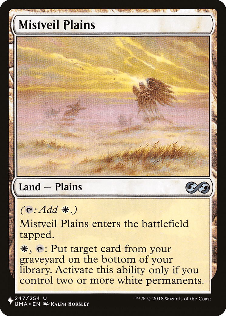 Mistveil Plains |  (UMA-247) [The List]