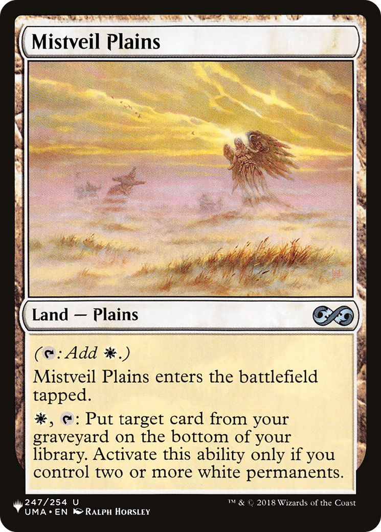 Mistveil Plains |  (UMA-247) [The List]