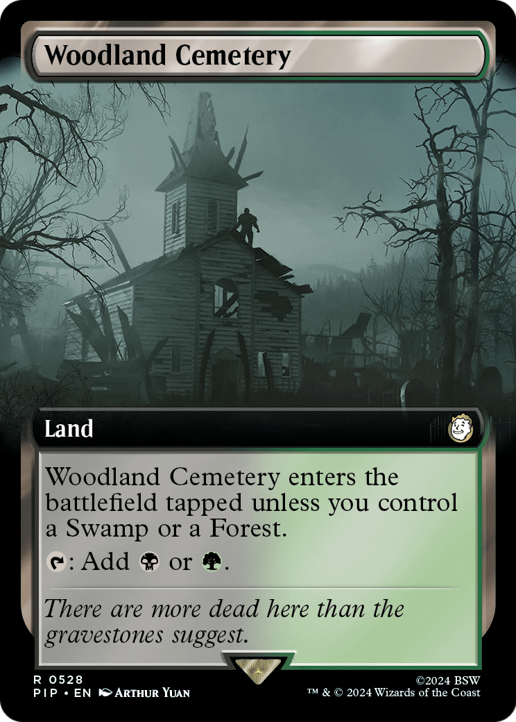 Woodland Cemetery (Extended Art) [Fallout] Foil