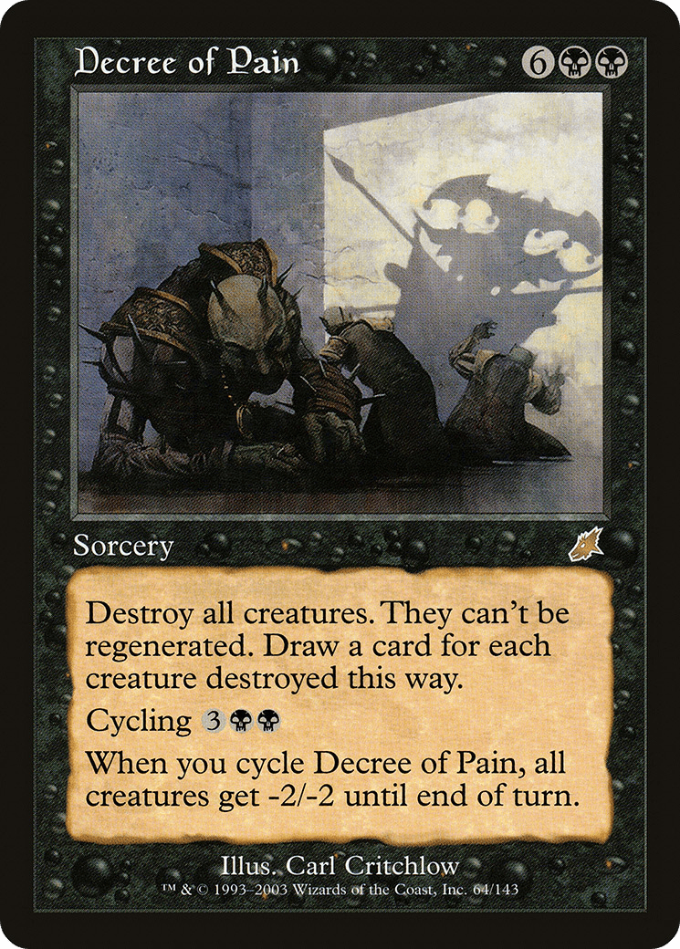 Decree of Pain [Scourge] Foil