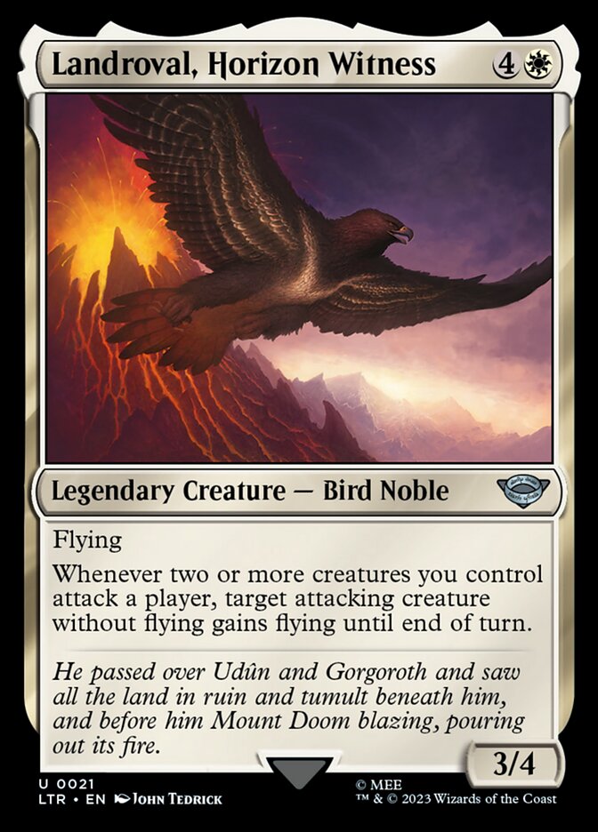 Landroval, Horizon Witness 21 (Universes Beyond: The Lord of the Rings: Tales of Middle-earth)  - Foil