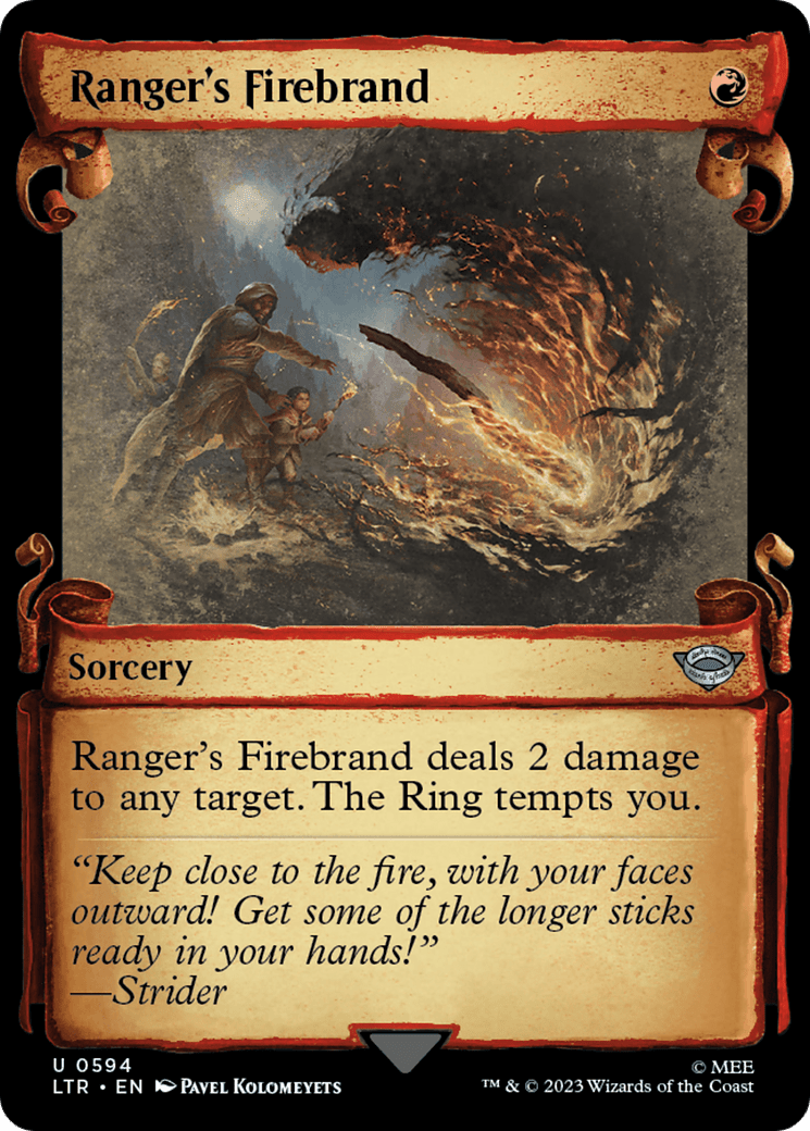 Ranger's Firebrand [The Lord of the Rings: Tales of Middle-Earth Showcase Scrolls] Foil