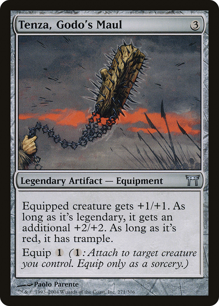 Tenza, Godo's Maul [Champions of Kamigawa] Foil