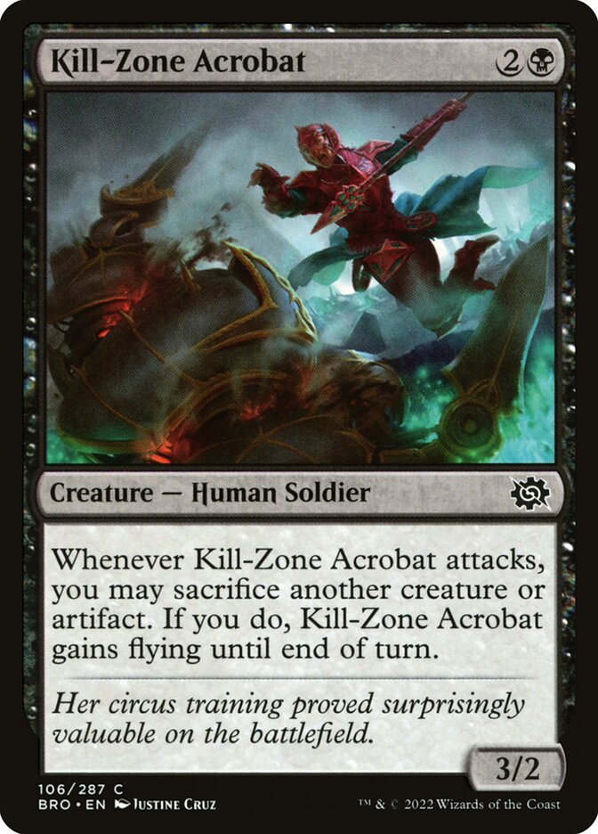 Kill-Zone Acrobat 106/287 (The Brothers' War) 