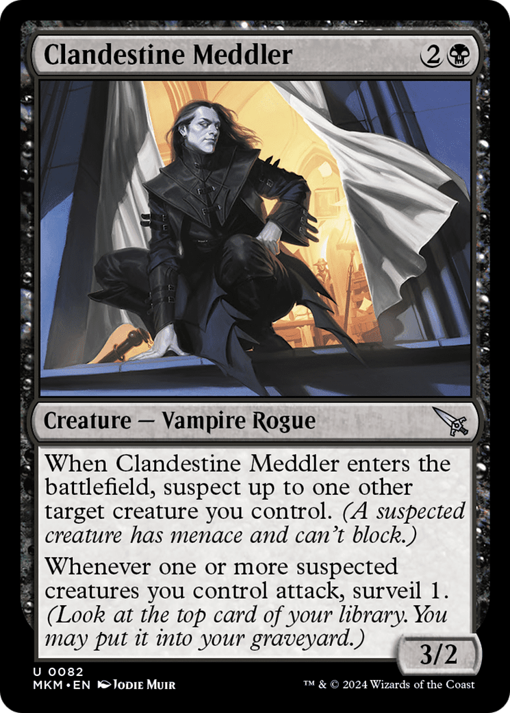 Clandestine Meddler (White) [Murders at Karlov Manor] Foil
