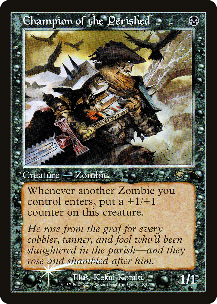 Champion of the Perished (Retro Frame) (837) [Secret Lair Drop Series]  Foil