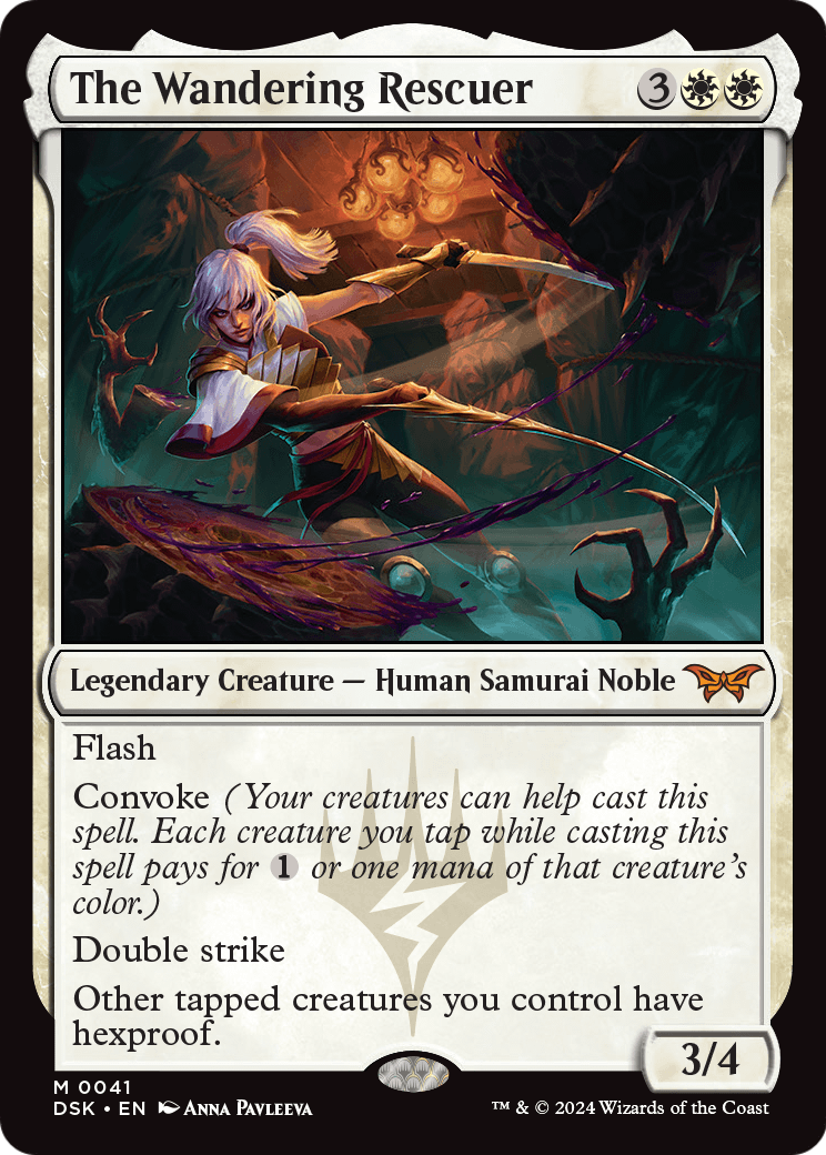 The Wandering Rescuer [Duskmourn: House of Horror] Foil