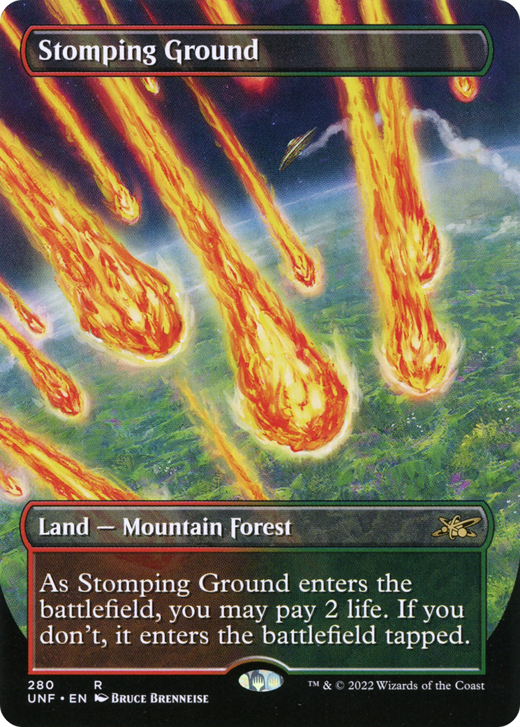 Stomping Ground (Borderless) [Unfinity] Foil