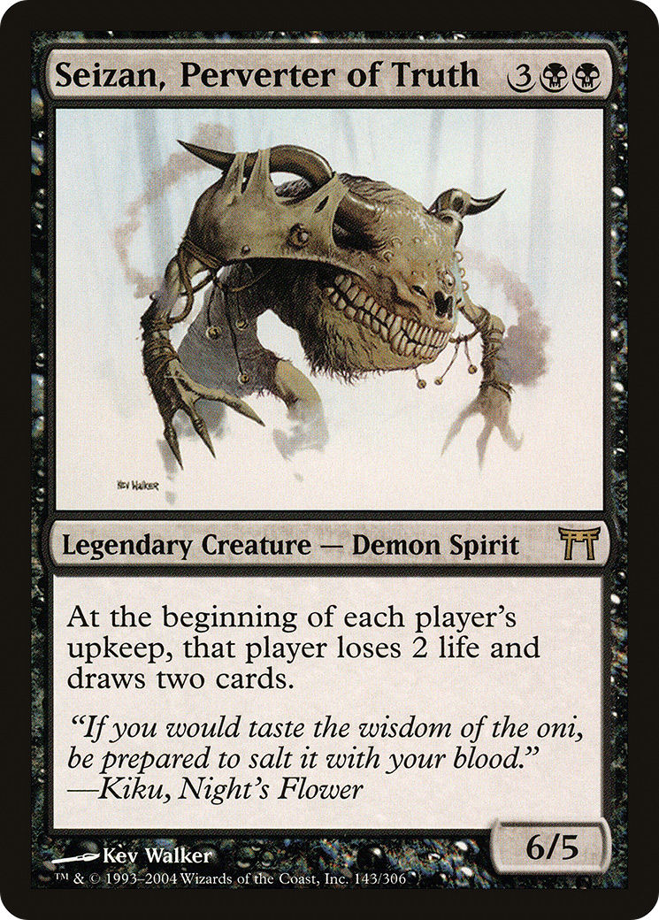 Seizan, Perverter of Truth [Champions of Kamigawa] Foil