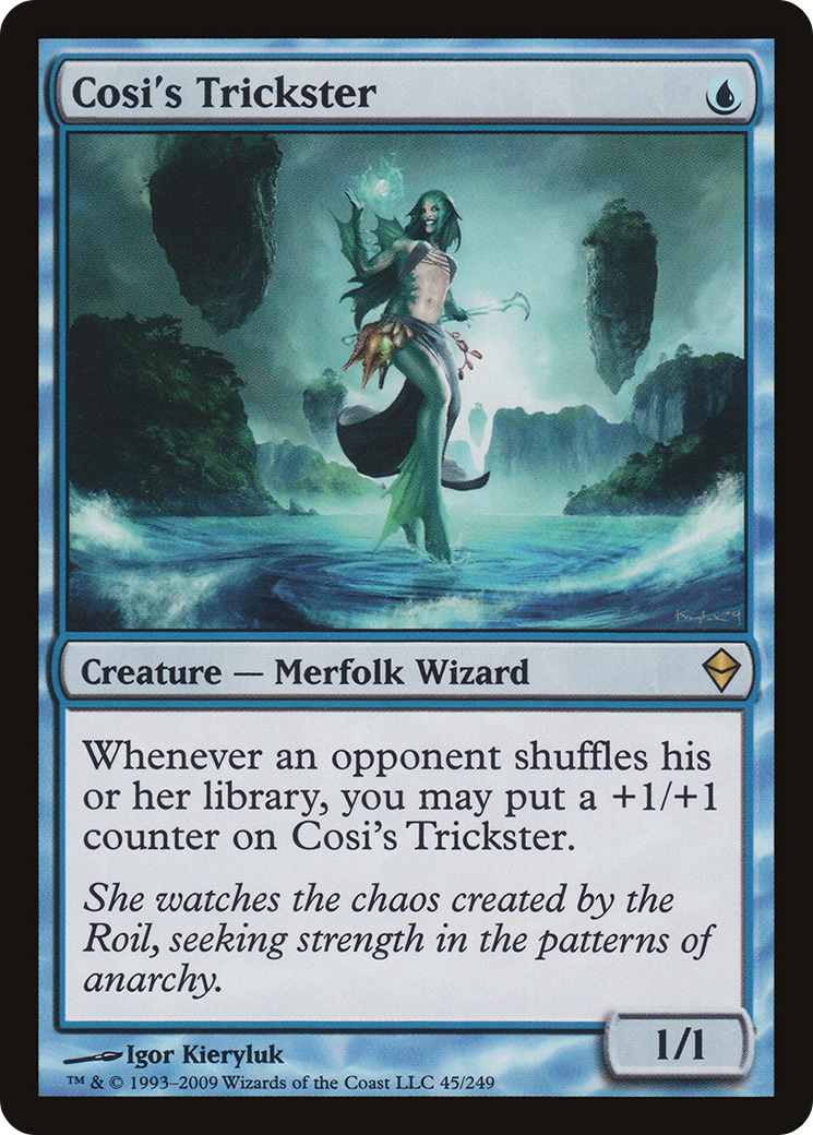 Cosi's Trickster [Zendikar] Foil