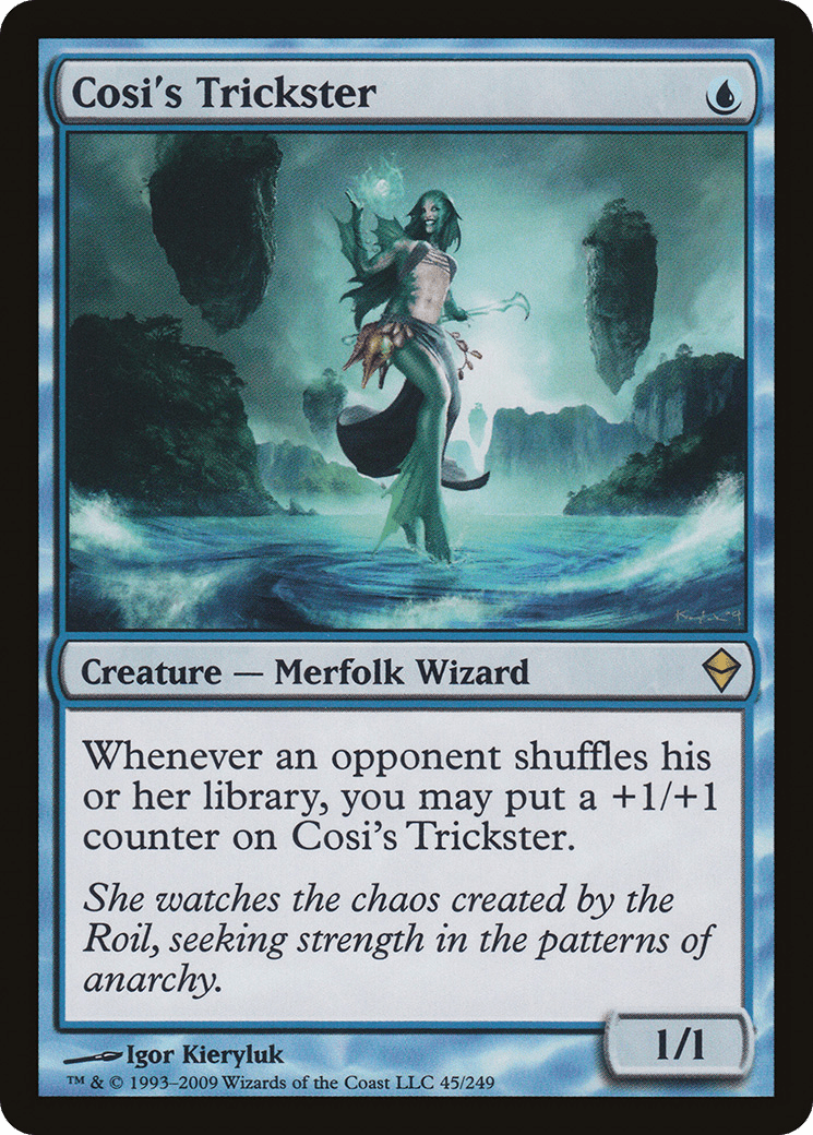 Cosi's Trickster [Zendikar] Foil