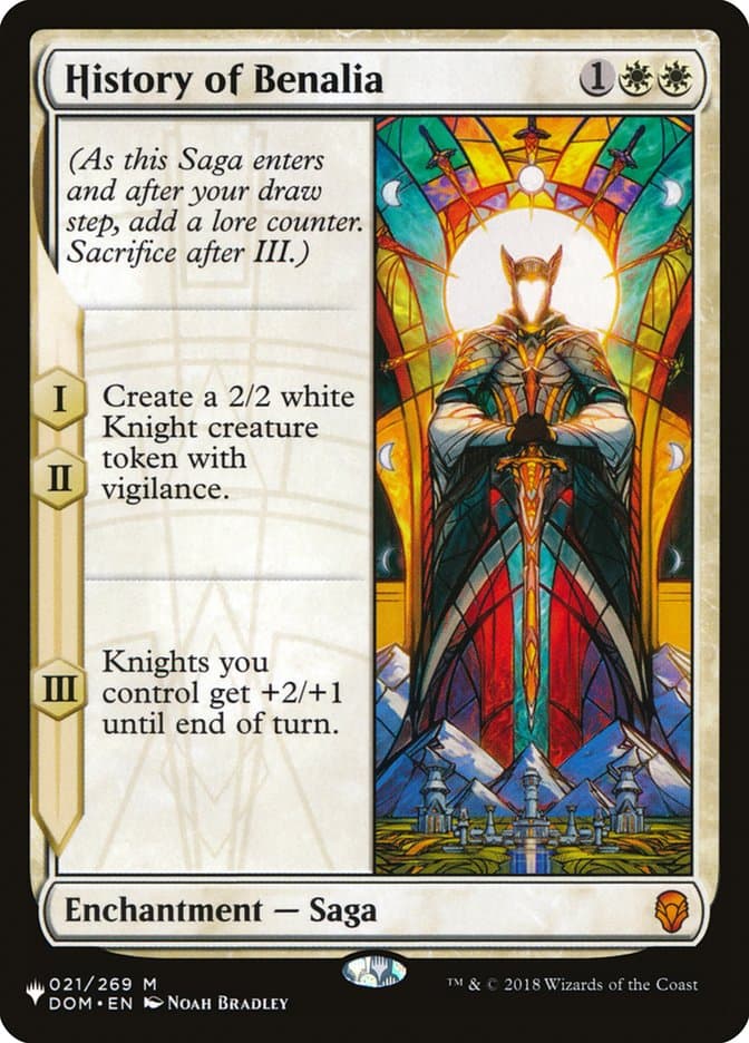 History of Benalia |  (DOM-21) [The List]
