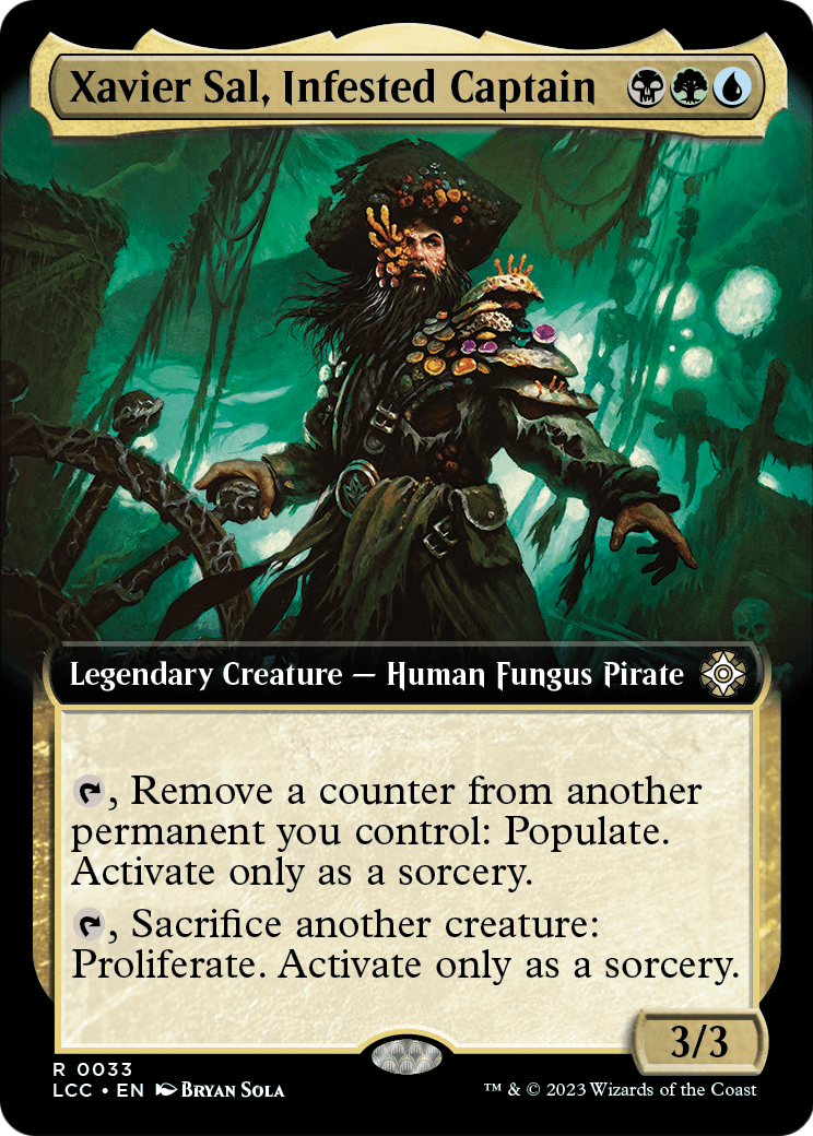 Xavier Sal, Infested Captain (Extended Art) [The Lost Caverns of Ixalan Commander] Foil