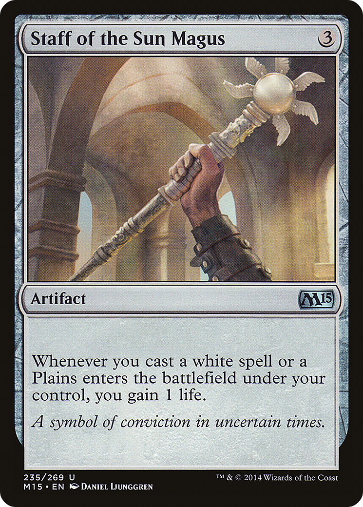 Staff of the Sun Magus [Magic 2015] Foil