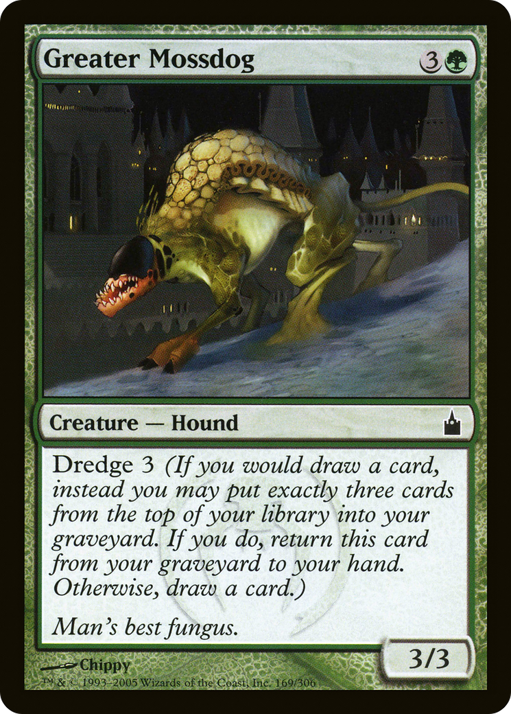 Greater Mossdog [Ravnica: City of Guilds] Foil