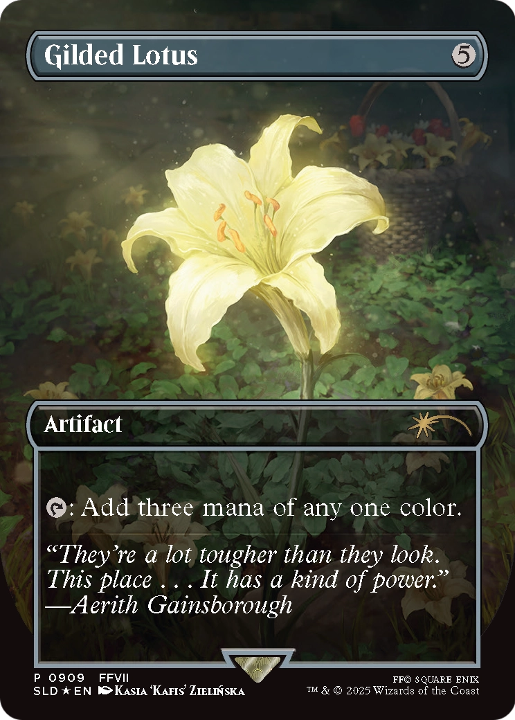 Gilded Lotus (Rainbow Foil) (909) (909) [Secret Lair Drop Series]  Foil