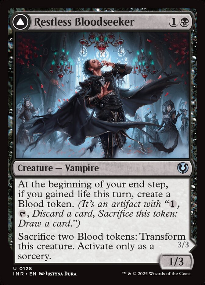 Restless Bloodseeker // Bloodsoaked Reveler 128/287 (Innistrad Remastered) 
