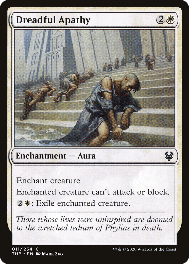 Dreadful Apathy [Theros Beyond Death] Foil