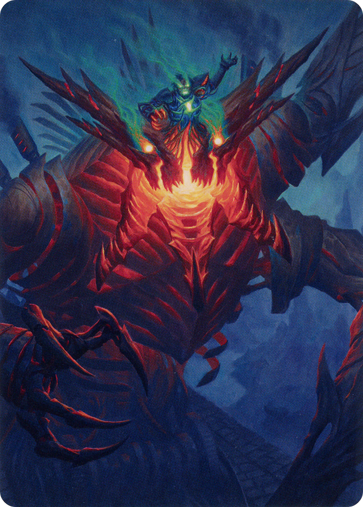 Mishra, Lost to Phyrexia // Mishra, Lost to Phyrexia (ABRO-038) - The Brothers' War Art Series (Borderless) Foil