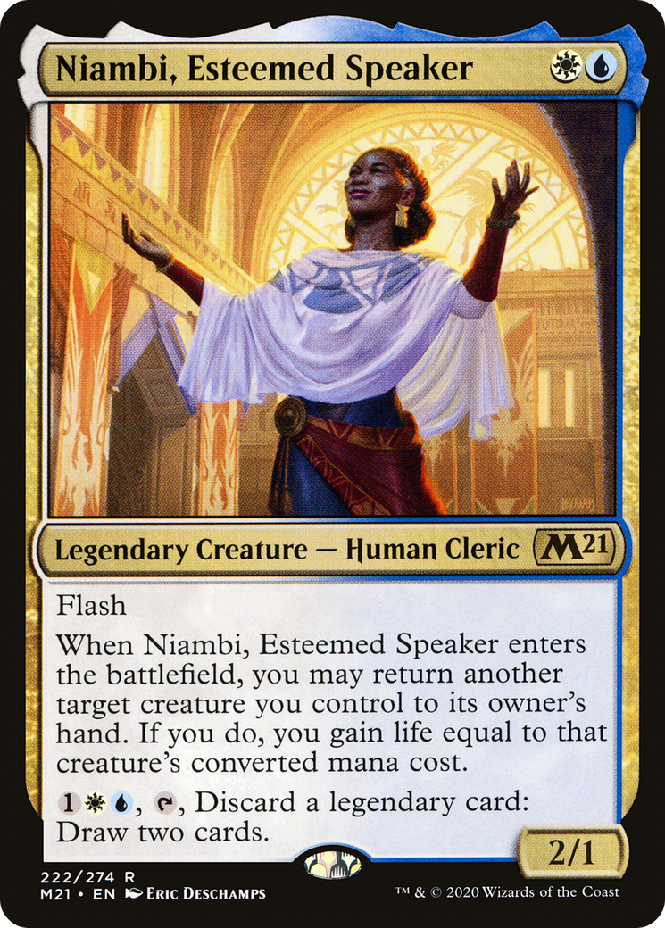 Niambi, Esteemed Speaker [Core Set 2021] Foil