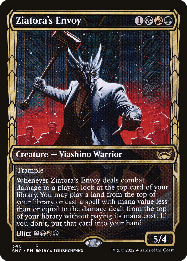 Ziatora's Envoy (Showcase Golden Age) [Streets of New Capenna] Foil