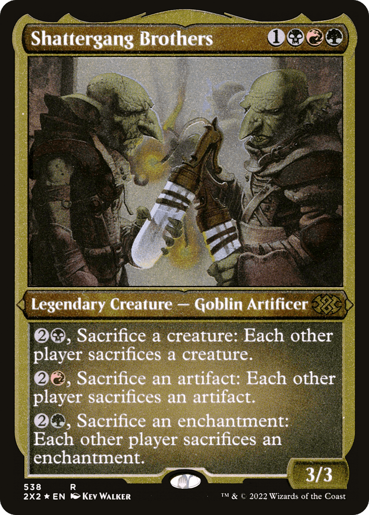 Shattergang Brothers (Foil Etched) |  Foil (538) [Double Masters 2022]
