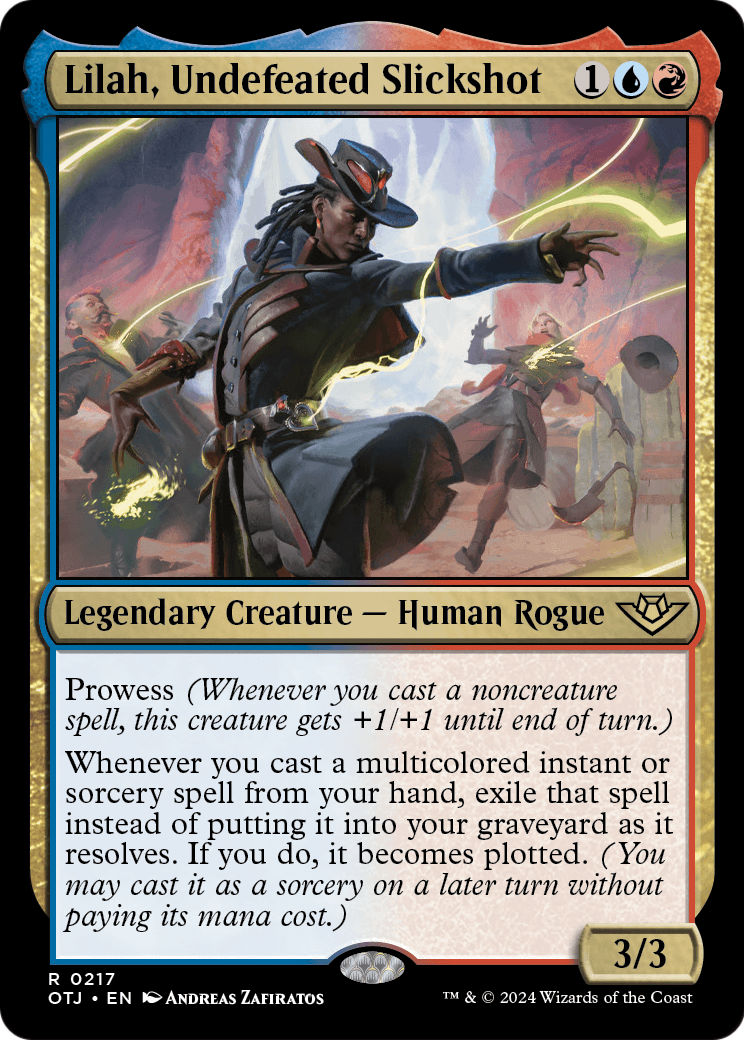 Lilah, Undefeated Slickshot [Outlaws of Thunder Junction] Foil
