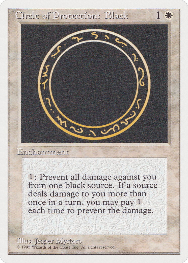 Circle of Protection: Black (RQS-002) - Rivals Quick Start Set
