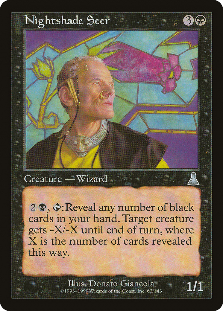 Nightshade Seer [Urza's Destiny] Foil